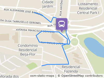 Mapa da parada