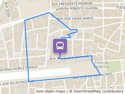 Mapa da parada