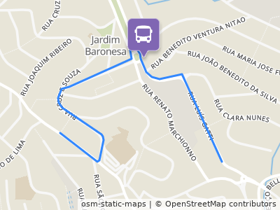 Mapa da parada