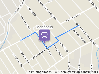 Mapa da parada