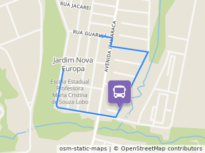 Mapa da parada