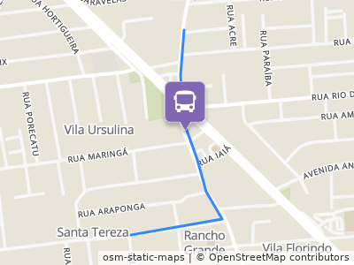 Mapa da parada