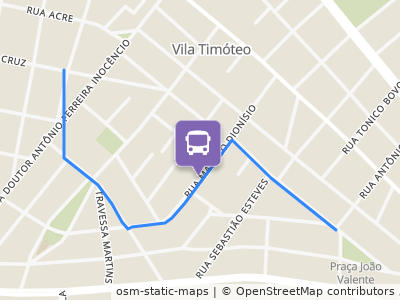 Mapa da parada