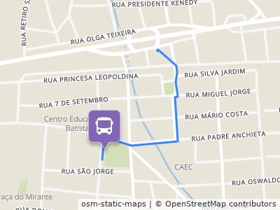 Mapa da parada