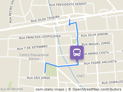 Mapa da parada
