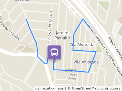 Mapa da parada