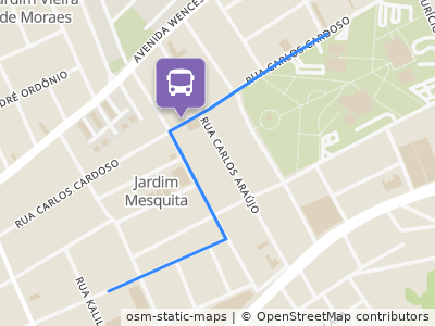 Mapa da parada