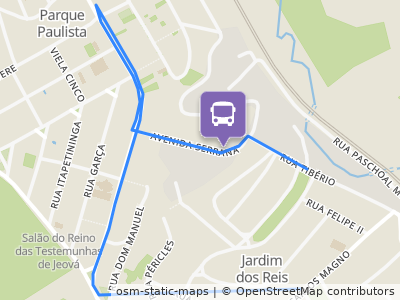 Mapa da parada