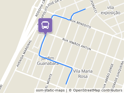 Mapa da parada