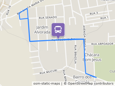Mapa da parada
