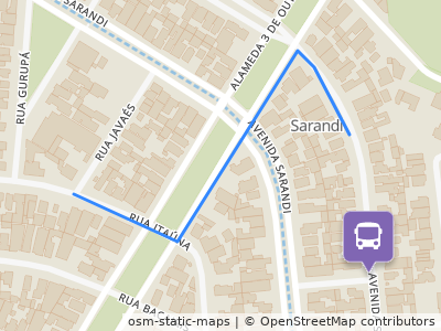 Mapa da parada