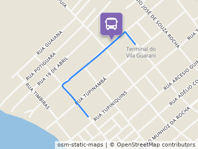 Mapa da parada