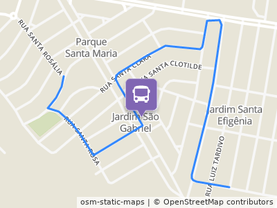 Mapa da parada