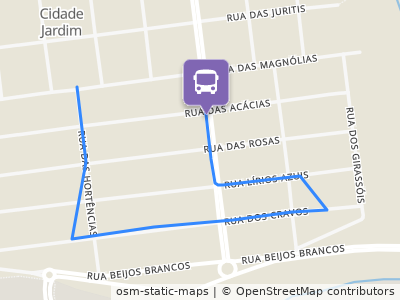 Mapa da parada