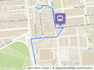 Mapa da parada