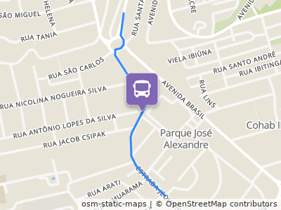 Mapa da parada