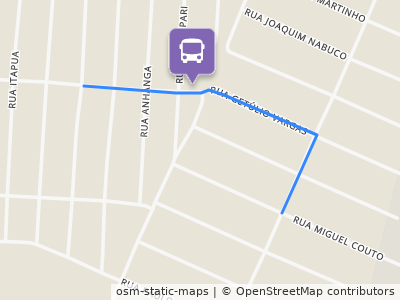Mapa da parada