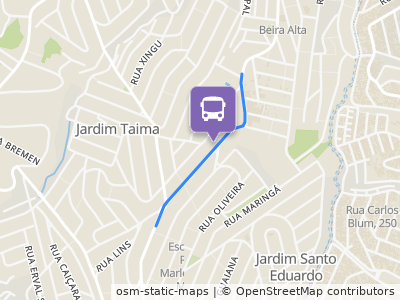 Mapa da parada