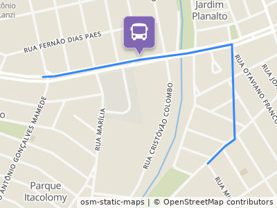 Mapa da parada