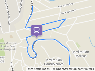Mapa da parada