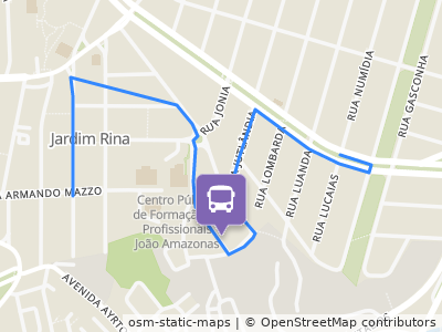 Mapa da parada