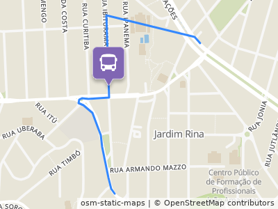 Mapa da parada