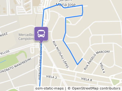 Mapa da parada