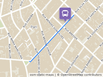 Mapa da parada