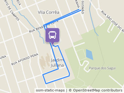 Mapa da parada