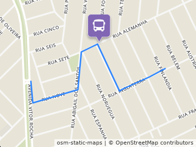 Mapa da parada