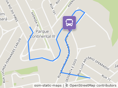 Mapa da parada