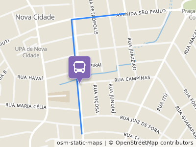 Mapa da parada