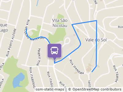 Mapa da parada