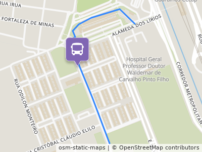 Mapa da parada