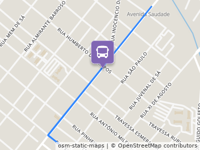 Mapa da parada
