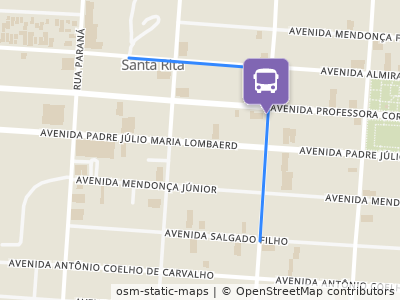 Mapa da parada