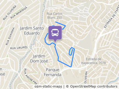 Mapa da parada