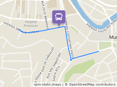 Mapa da parada