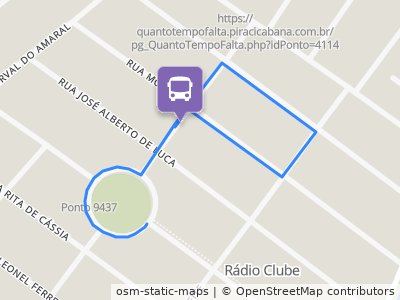 Mapa da parada