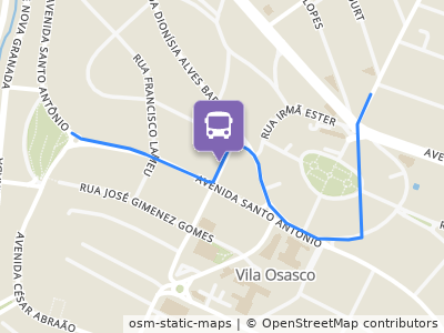 Mapa da parada