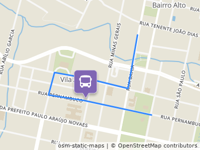 Mapa da parada