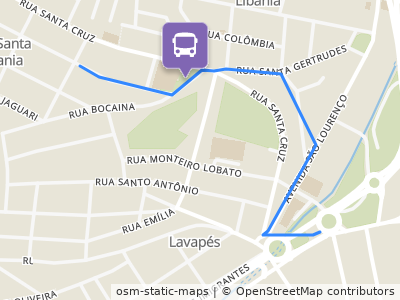 Mapa da parada