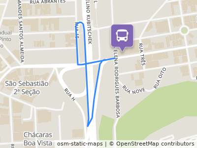 Mapa da parada