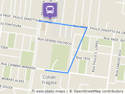 Mapa da parada