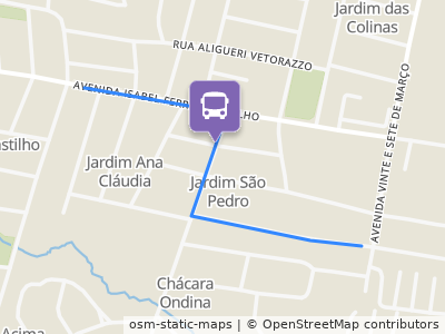Mapa da parada