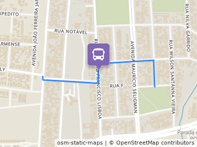 Mapa da parada