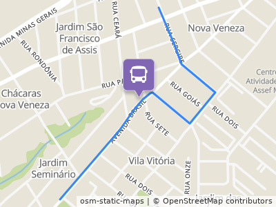Mapa da parada