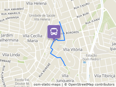 Mapa da parada