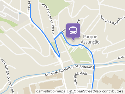 Mapa da parada
