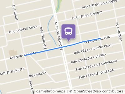 Mapa da parada